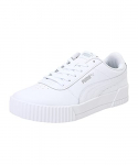 PUMA Carina L, Zapatillas Bajas Mujer, Blanco (White/Silver), 37.5 EU