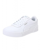 PUMA Carina L, Zapatillas Bajas Mujer, Blanco (White/Silver), 37.5 EU
