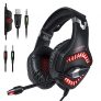 HOMVILLA Gaming Headset, Headsets, PS4 Auriculares Nintendo con Micrófono Sonido Estéreo para Xbox One PC Switch, Auriculares con Cancelación de Ruido Inalambricos, Cascos Gaming PC Jack de 3.5 mm