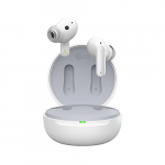 LG TONE FP5W – Auriculares True Wireless Bluetooth 5.2, con Cancelación Activa de Ruido, Sonido Meridian, Doble Micrófono, Carga Rápida, Autonomía de hasta 22 Horas, Protección IPX4, Color Blanco