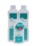 Geles Inibsa – Gel de ducha para el cuidado de la piel y el cabello, Ahorro Pack Dermatológico 2x1L + gel 200ml