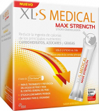 XL-S MEDICAL MAX STRENGTH TRIPLE ACTION – Bloqueador de la absorción de carbohidratos, azúcares y grasas. 60 sticks. Tratamiento de 1 mes