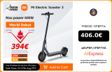 Xiaomi Mi Electric Scooter 3 patinete eléctrico inteligente para adulto, batería 7650mAh, 30km de autonomía|Scooter eléctrico|