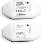 Interruptor Universal Inteligente con Wi-Fi, con Control Remoto Meross App. Compatible con HomeKit Siri, Alexa, Google Assistant y SmartThings. Modelo MSS710HK. Paquete de 2.