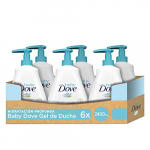 Baby Dove Gel De Baño Hidratación Profunda – Pack de 6 x 400 ml (Total: 2400 ml)