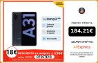Samsung Galaxy A31, smartphone android, 4GB+64/128GB, pantalla 6,4″  FHD+, batería 5000 mAh, 4 cámaras, Octa core, Samsung Knox|Teléfonos móviles|