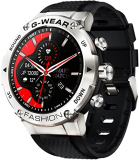 GaWear Reloj Inteligente Hombre,smartwatch 1.32″ Pantalla Táctil Completo Reloj Inteligente Impermeable 5ATM Pulsómetro, Monitor de Sueño, Notificaciones Inteligentes, para Android iOS (Plata)