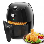 Aigostar Hayden – Freidora de aire sin aceite, 1500W, gran capacidad 3,5 L, cesta antiadherente, apagado automático, selector de temperatura. Libre de BPA.