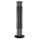 Cecotec Ventilador de Torre con Mando a Distancia y Temporizador EnergySilence 7090 Skyline. 45 W, 30» (76cm) de Altura, Oscilante, Motor de Cobre, 3 Velocidades, Gris