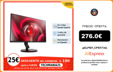 OZONE Monitor PC Gaming DSP24 240 24” FHD (1.920×1.080) TN, HDR, 350cd/m, 1ms, 240Hz, AMD Freesync, nVIDIA G Sync, Flicker Free|Monitores LCD|