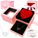 Rosa Eterna Día de la Madre Regalo, Rosa Eterna para El Día de Aniversario de Bodas Día de la Madre Regalos románticos para Ella