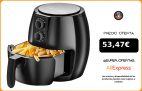 Freidora de Aire sin Aceite 2.8L/ 4.5L Caliente 80 a 200 °C Control de Temperatura y Temporizador 1350W|Freidoras sin aceite|