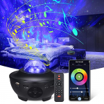 Proyector de Luz Estrellas, Altavoz de música con Conexión wifi Bluetooth y control remoto ,Tomshine lampara proyector infantil para la decoración del fiestas infantiles