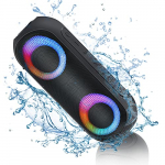 NOTABRICK Altavoz Bluetooth Potente Portatil Altavoces 30W Sonido Stereo IPX7 Impermeable Bluetooth Speaker con Luces Led,Bluetooth 5.0 y Jugar Todo el Dia