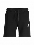 Jack & Jones JJINEWSOFT Sweat Shorts GMS Pantalones Cortos, Black, M para Hombre