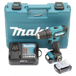 Makita DF333DSAE DF333DSAE-Taladro Atornillador inalámbrico (10,8 V), 10.8 V, Multicolor
