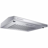CIARRA CBCS6903 Campanas Extractoras Cocina 60cm 220m³/h 75W – 3 Velocidades de Extracción -Luz LED – Extractor Cocina Evacuación al Exterior y Recirculación con Filtro de Carbón CBCF001