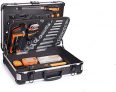 Caja de Herramientas, 136 Pcs, Maletín de Herramientas de Aluminio, Juego de Destornilladores de Precisión, Martillo, Alicates