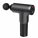 Masajeador muscular con 4 cabezales de masaje y 6 ajustes de velocidad, masajeador eléctrico para cuello, hombro, espalda, etc., alivia la fatiga muscular., color negro