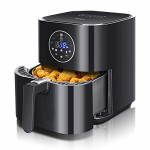 Aigostar Mini Cube – Freidora de aire sin aceite, 3,5 litros, 1500W, 7 funciones preestablecidas, tiempo y temperatura ajustables manualmente. Panel LED táctil. Freidora de aire caliente libre de BPA