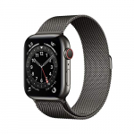 Apple Watch Series 6 (GPS + Cellular, 44 mm) Caja de Acero Inoxidable en Grafito – Pulsera Milanese Loop en Grafito