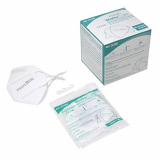 Mascarillas FFP3 NR CE 2163 WottoCare, 20 unidades en bolsa individual cierre grip, Homologada / Certificada, EN 149:2001+A12009 FFP3 NR. Gancho para ajuste cabeza