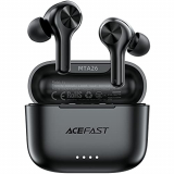 ACEFAST Auriculares Inalámbricos Bluetooth 5.0 ENC Cancelación de Ruido, Auriculares Internos In-Ear 4 Micrófonos, Sonido HiFi, Control Táctil, 24 Horas, Carga USB-C, IPX6, Deportes/Viajes/Tren/Avión