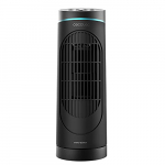 Cecotec Ventilador de Torre con Mando a Distancia y Temporizador EnergySilence 3000 DeskTower Smart. 30 W, Altura 15″ (38 cm), 3 Velocidades, Oscilación, Pantalla LED, Negro