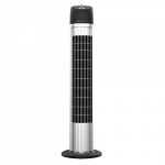 Cecotec Ventilador de Torre con Temporizador EnergySilence 850 Skyline. 45 W, Altura 33″, Motor de cobre, 3 Velocidades, Oscilación automática de 70 grados, Asa trasera
