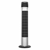 Cecotec Ventilador de Torre con Temporizador EnergySilence 850 Skyline. 45 W, Altura 33″, Motor de cobre, 3 Velocidades, Oscilación automática de 70 grados, Asa trasera