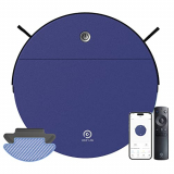 OKP Robot Aspirador, 2200Pa Autocargable Robot Aspirador y Fregasuelos, Aspirador Mascotas con Caja de Polvo de 500ML, Delgado, Silencioso, App/Alexa Control, para Mascotas y Piso, K3