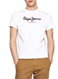 Pepe Jeans EGGO PM500465 Camiseta para Hombre, Blanco (White 800), Medium