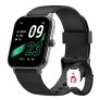 IOWODO Smartwatch R3PRO,Reloj Inteligente Hombre Mujer con Oxímetro(SpO2),1.69″ Pantalla con Termómetro Pulsómetro Sueño Podómetro,Pulsera Actividad Impermeable IP68 para Android IOS(Nuevo -2 Correas)