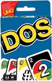Mattel Games DOS, juego de cartas de UNO, edad recomandada 7 – 10 años (Mattel FRM36)
