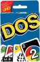 Mattel Games DOS, juego de cartas de UNO, edad recomandada 7 – 10 años (Mattel FRM36)