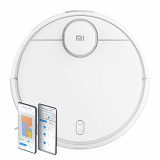 Xiaomi Robot Vacuum Mop 2S – Robot Aspirador y fregasuelos con Sistema Inteligente de navegación láser (LDS), succión de 2200 Pa, fregado en Y, 2600 mAh, App Mi Home, Alexa & Google Assistant