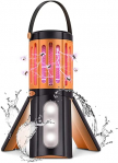 seenlast Lámpara Anti Mosquitos Exteriores, 2 en 1 Lámpara Camping Antimosquitos UV Mata Moscas Asesino Mosquitos Killer, Impermeable Portátil Insect Trap Lámpara LED para Exterior e Interior