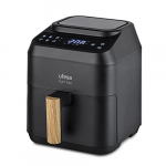 Ufesa AF2850 Fryin’ Free Freidora de Aire Sin Aceite, 6 Programas, 1200W, 2.8L, Panel Táctil, Temporizador, Temperatura 80ºC – 200ºC, Sin BPA, Cubeta y Bandeja Anti-Adherentes, Cuerpo/Asa Tacto Frío