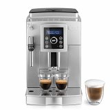 De’longhi ECAM 23.420.SB – Cafetera Superautomática 15 Bares de Presión, Espresso y Cappuccino, Depósito de Agua Extraíble 1.8 l, Panel LCD, Dispensador de Café Ajustable, Limpieza Automática, Plata