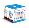 TP-Link Tapo L530E 4-Pack – Bombilla LED inteligente Wi-Fi, multicolor, regulable, E27, 8.7 W 806 lm, compatible con Alexa y Google Home