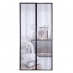 Gecheer Screen Door 35.4 * 82.7 Inches Mesh Curtain Mosquito Net with Adhesive Tape and Thumbtacks Preventing Mosquito Insects Flies for Bedroom Baby Room Patio Balcony Black