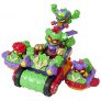 SUPERTHINGS RIVALS OF KABOOM Spike Roller – Gran vehículo con Dos vehículos acoplables, 3 SuperThings y 1 Kazoom Kid exclusivos