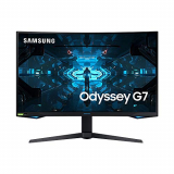 Samsung Odyssey LC32G73TQSRXEN – Monitor curvo gaming de 32″ WQHD (2560×1440, 1 ms, 240 Hz, G-Sync, FreeSync Premium Pro, QLED, HDR600, 16:9, 350 cd/m², 1000R, DisplayPort, HDMI, USB 3.0) Negro