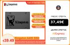 [€30 €4 código:EDSE4]Kingston unidad interna de estado sólido, disco duro SSD A400 de 120GB, 240 GB, 480GB, SATA III de 2,5 pulgadas, para PC y ordenador portátil|Unidades de estado sólido internos|