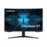 Samsung Odyssey LC32G73TQSRXEN – Monitor curvo gaming de 32″ WQHD (2560×1440, 1 ms, 240 Hz, G-Sync, FreeSync Premium Pro, QLED, HDR600, 16:9, 350 cd/m², 1000R, DisplayPort, HDMI, USB 3.0) Negro