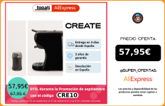 CREATE PACK POTTS+KOFIGRIND, Cafetera Multicápsulas y Molinillo de Café y Especias, Nespresso, Dolce Gusto, Café Molido|Cafeteras|