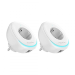 Enchufe Inteligente WiFi, Maxcio Enchufe Inteligente con Puerto USB y Lámpara LED, Compatible con Alexa, Google Home, Control de APP y Función de Temporizador, No Requiere Hub (2-Packs)