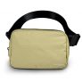 SNDMOR Riñonera Unisex, Correa Ajustable para el Hombro, Mini Riñonera a la Moda, Bandolera Mujer, Riñoneras Hombre Buena para IR de Compras, Senderismo, Viajes, Ciclismo(Caqui)