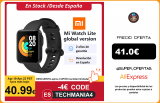 Xiaomi reloj inteligente Mi Watch Lite, con GPS, GLONASS, pantalla de 1,4 «, Bluetooth, Monitor de ritmo cardíaco y sueño, resistente al agua hasta 5atm|Relojes inteligentes|