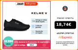 Kelme Tienda Oficial Victory Negro Zapatillas Casual Unisex Fabricada En 100% Piel Sintetico 52186 26 Otoño  Invierno 2018|Zapatillas para caminar|